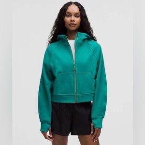 Lululemon Women’s Scuba Oversized Full-Zip Hoodie in Teal, Size XS/S